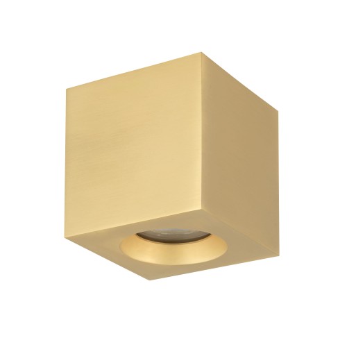 Natynkowa oprawa sufitowa lampa punktowa PARANA BRASS 10720 NOWODVORSKI Lighting GU10 IP44 spot natynkowa nowoczesna oświetleniowa mosiądz Inspiracje Premium