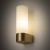 Lampa ścienna Kinkiet Łazienkowy NATALIE I BRASS 10724 NOWODVORSKI Lighting IP44 do łazienki G9 nowoczesna oprawa oświetleniowa obok lustra w łazience mosiądz Inspiracje Premium