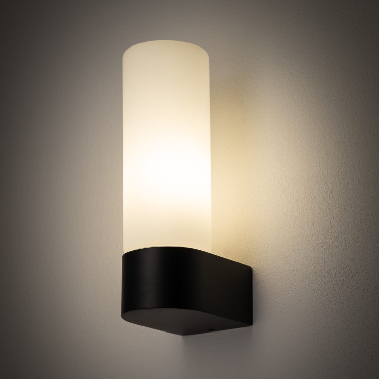 Lampa ścienna Kinkiet Łazienkowy NATALIE I BLACK 10725 NOWODVORSKI Lighting IP44 do łazienki G9 nowoczesna oprawa oświetleniowa obok lustra w łazience czarny czarna Inspiracje Premium