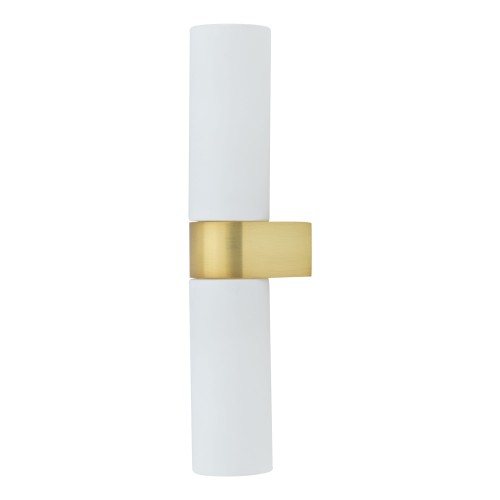 Lampa ścienna Kinkiet Łazienkowy NATALIE II BRASS 10727 NOWODVORSKI Lighting IP44 do łazienki G9 x2 nowoczesna oprawa oświetleniowa obok lustra nad lustro w łazience podwójny dwustronny mosiądz Inspiracje Premium