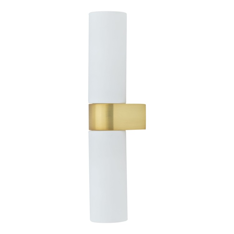 Lampa ścienna Kinkiet Łazienkowy NATALIE II BRASS 10727 NOWODVORSKI Lighting IP44 do łazienki G9 x2 nowoczesna oprawa oświetleniowa obok lustra nad lustro w łazience podwójny dwustronny mosiądz Inspiracje Premium