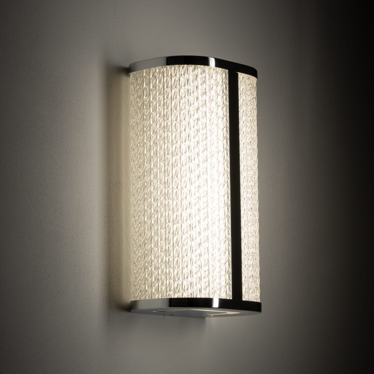 Lampa ścienna Kinkiet Łazienkowy PALMAS LED CHROME 10729 NOWODVORSKI Lighting IP44 do łazienki 15W nowoczesna oprawa oświetleniowa obok lustra nad lustro w łazience chrom Inspiracje Premium
