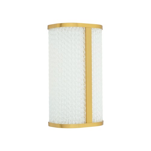 Lampa ścienna Kinkiet Łazienkowy PALMAS LED BRASS 10730 NOWODVORSKI Lighting IP44 do łazienki 15W nowoczesna oprawa oświetleniowa obok lustra nad lustro w łazience mosiądz Inspiracje Premium
