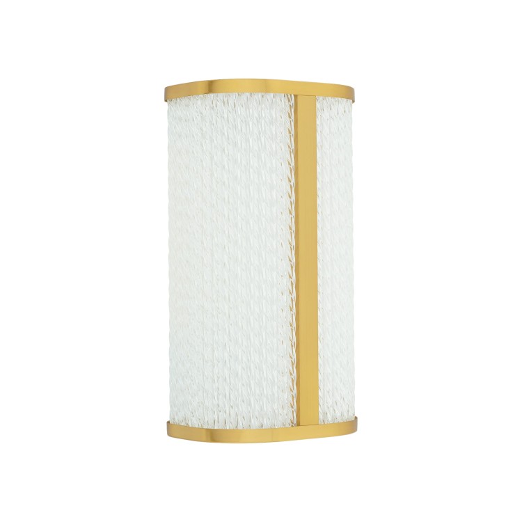 Lampa ścienna Kinkiet Łazienkowy PALMAS LED BRASS 10730 NOWODVORSKI Lighting IP44 do łazienki 15W nowoczesna oprawa oświetleniowa obok lustra nad lustro w łazience mosiądz Inspiracje Premium