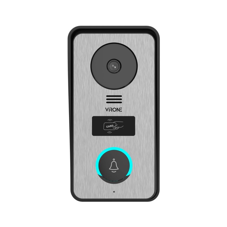 Kaseta zewnętrzna VDP-67KV Virone do rozbudowy zestawów z serii VDP-69 VDP-67 VDP-60FHD Wideo kaseta Full HD 1080p, jednorodzinna, z czytnikiem kart i breloków zbliżeniowych 125kHz, do rozbudowy systemów PAVONIS i CETI Full HD
