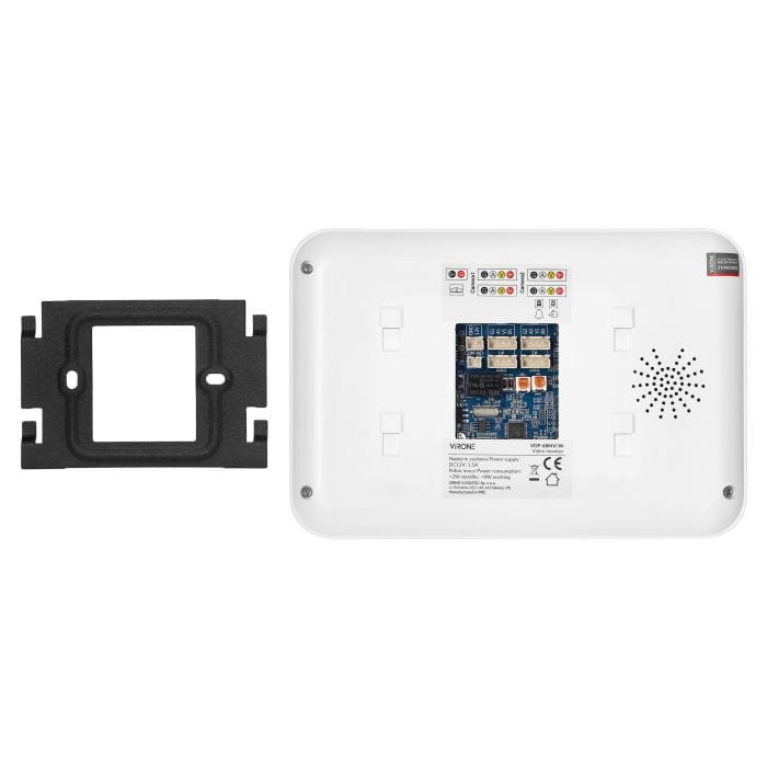 Wideodomofon VDP-68/W Virone Zestaw wideodomofonowy bezsłuchawkowy, monitor 7" LCD, interkom, biały, SETAR