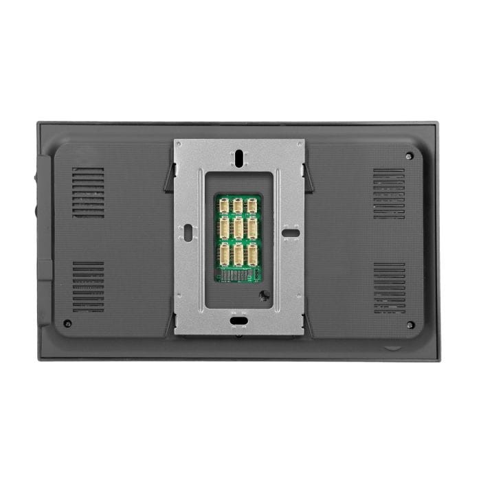 Wideodomofon VDP-61FHDZD/W Virone VIFIS Full HD zestaw wideodomofonowy bezsłuchawkowy z kamerą Full HD, szyfratorem, czytnikiem zbliżeniowym i sterowaniem z aplikacji, zasilacz na szynę DIN, biały