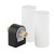 Lampa ścienna Kinkiet Łazienkowy NATALIE II BLACK 10728 NOWODVORSKI Lighting IP44 do łazienki G9 x2 nowoczesna oprawa oświetleniowa obok lustra nad lustro w łazience podwójny dwustronny czarny czarna Inspiracje Premium