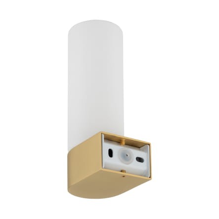Lampa ścienna Kinkiet Łazienkowy NATALIE I BRASS 10724 NOWODVORSKI Lighting IP44 do łazienki G9 nowoczesna oprawa oświetleniowa obok lustra w łazience mosiądz Inspiracje Premium