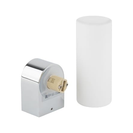 Lampa ścienna Kinkiet Łazienkowy NATALIE I CHROME 10723 NOWODVORSKI Lighting IP44 do łazienki G9 nowoczesna oprawa oświetleniowa obok lustra w łazience chrom Inspiracje Premium