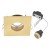 Lampa sufitowa punktowa podtynkowa BAHIA 10712 NOWODVORSKI Lighting IP44 1x GU10 Spot oświetleniowa nowoczesna oczko sufitowe wpuszczane do zabudowy sufitu podwieszanego oprawa do łazienki metal mosiądz Inspiracje Premium