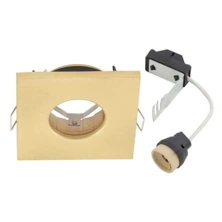 Lampa sufitowa punktowa podtynkowa BAHIA 10712 NOWODVORSKI Lighting IP44 1x GU10 Spot oświetleniowa nowoczesna oczko sufitowe wpuszczane do zabudowy sufitu podwieszanego oprawa do łazienki metal mosiądz Inspiracje Premium