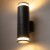 Lampa ogrodowa elewacyjna Kinkiet Zewnętrzny ROCK PRO 10688 NOWODVORSKI Lighting 2x E27 IP44 aluminium metalowa na budynek dwustronna oświetlenie zewnętrzne matowy grafitowy grafitowa Inspiracje Premium