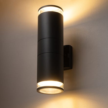 Lampa ogrodowa elewacyjna Kinkiet Zewnętrzny ROCK PRO 10688 NOWODVORSKI Lighting 2x E27 IP44 aluminium metalowa na budynek dwustronna oświetlenie zewnętrzne matowy grafitowy grafitowa Inspiracje Premium