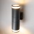 Lampa ogrodowa elewacyjna Kinkiet Zewnętrzny ROCK PRO 10688 NOWODVORSKI Lighting 2x E27 IP44 aluminium metalowa na budynek dwustronna oświetlenie zewnętrzne matowy grafitowy grafitowa Inspiracje Premium