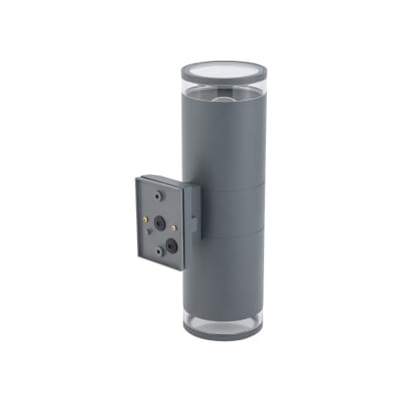 Lampa ogrodowa elewacyjna Kinkiet Zewnętrzny ROCK PRO 10688 NOWODVORSKI Lighting 2x E27 IP44 aluminium metalowa na budynek dwustronna oświetlenie zewnętrzne matowy grafitowy grafitowa Inspiracje Premium