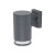 Lampa ogrodowa elewacyjna Kinkiet Zewnętrzny ROCK PRO 10686 NOWODVORSKI Lighting E27 IP44 aluminium metalowa na budynek jednostronna oświetlenie zewnętrzne matowy grafitowy grafitowa Inspiracje Premium