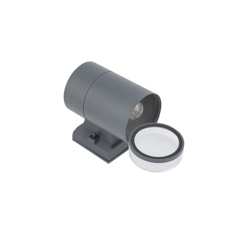 Lampa ogrodowa elewacyjna Kinkiet Zewnętrzny ROCK PRO 10686 NOWODVORSKI Lighting E27 IP44 aluminium metalowa na budynek jednostronna oświetlenie zewnętrzne matowy grafitowy grafitowa Inspiracje Premium