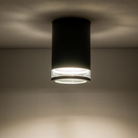 Lampa ogrodowa sufitowa Zewnętrzna ROCK PRO I PLAFON 10687 NOWODVORSKI Lighting E27 IP44 aluminium metalowa na budynek oświetlenie zewnętrzne matowy grafitowy grafitowa Inspiracje Premium