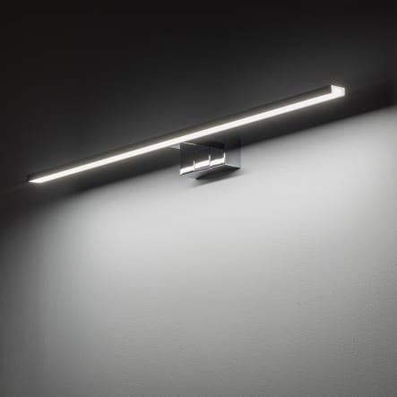 Lampa ścienna łazienkowa nad lustro CEZANNE LED CHROME L 10682 NOWODVORSKI Lighting 15W IP44 4000K nowoczesna oprawa oświetleniowa chrom kinkiet łazienkowy obrazowy do łazienki Inspiracje Premium