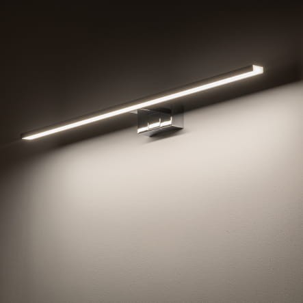 Lampa ścienna łazienkowa nad lustro CEZANNE LED CHROME L 10667 NOWODVORSKI Lighting 15W IP44 3000K nowoczesna oprawa oświetleniowa chrom kinkiet łazienkowy obrazowy do łazienki Inspiracje Premium