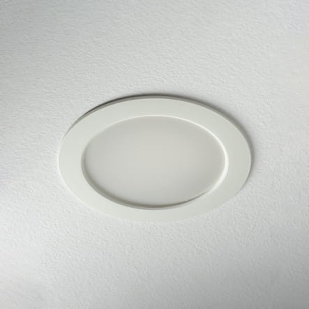 Sufitowa oprawa downlight LED okrągła MYKONOS LED 6W WH 10535 Nowodvorski Lighting 3000K wpuszczane do zabudowy sufitu podwieszanego lampa oprawa punktowa podtynkowa barwa ciepła ciepłobiała biała białe biały Inspiracje Premium
