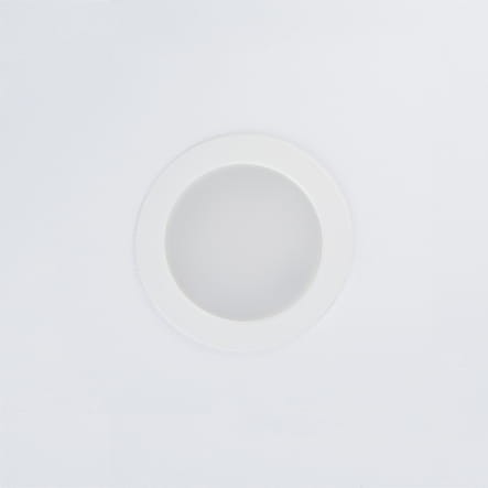 Sufitowa oprawa downlight LED okrągła MYKONOS LED 6W WH 10535 Nowodvorski Lighting 3000K wpuszczane do zabudowy sufitu podwieszanego lampa oprawa punktowa podtynkowa barwa ciepła ciepłobiała biała białe biały Inspiracje Premium