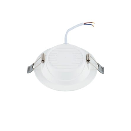 Sufitowa oprawa downlight LED okrągła MYKONOS LED 6W WH 10535 Nowodvorski Lighting 3000K wpuszczane do zabudowy sufitu podwieszanego lampa oprawa punktowa podtynkowa barwa ciepła ciepłobiała biała białe biały Inspiracje Premium