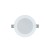 Sufitowa oprawa downlight LED okrągła MYKONOS LED 6W WH 10535 Nowodvorski Lighting 3000K wpuszczane do zabudowy sufitu podwieszanego lampa oprawa punktowa podtynkowa barwa ciepła ciepłobiała biała białe biały Inspiracje Premium