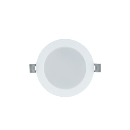 Sufitowa oprawa downlight LED okrągła MYKONOS LED 6W WH 10535 Nowodvorski Lighting 3000K wpuszczane do zabudowy sufitu podwieszanego lampa oprawa punktowa podtynkowa barwa ciepła ciepłobiała biała białe biały Inspiracje Premium