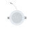 Sufitowa oprawa downlight LED okrągła MYKONOS LED 6W WH 10535 Nowodvorski Lighting 3000K wpuszczane do zabudowy sufitu podwieszanego lampa oprawa punktowa podtynkowa barwa ciepła ciepłobiała biała białe biały Inspiracje Premium