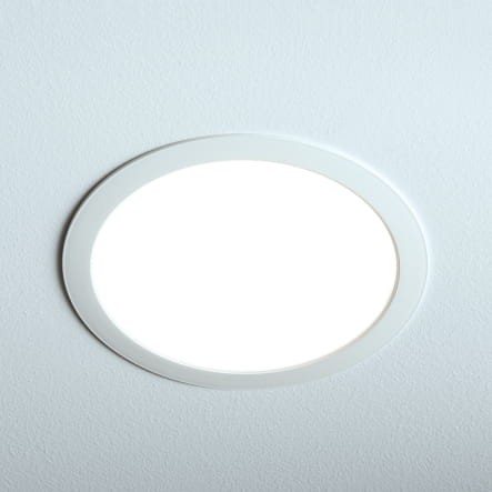 Sufitowa oprawa downlight LED okrągła MYKONOS LED 24W WH 10545 Nowodvorski Lighting 4000K wpuszczane do zabudowy sufitu podwieszanego lampa oprawa punktowa podtynkowa barwa dzienna neutralna biała białe biały Inspiracje Premium