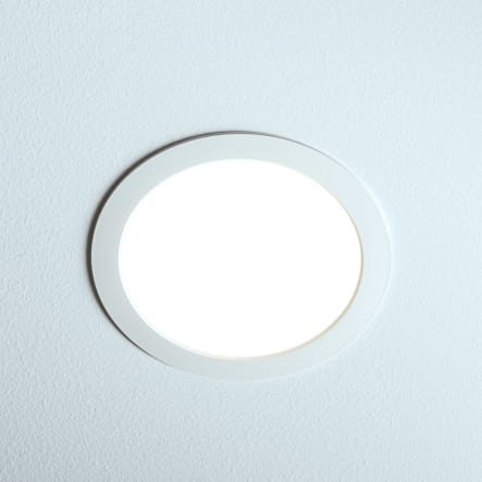 Sufitowa oprawa downlight LED okrągła MYKONOS LED 18W WH 10543 Nowodvorski Lighting 4000K wpuszczane do zabudowy sufitu podwieszanego lampa oprawa punktowa podtynkowa barwa dzienna neutralna biała białe biały Inspiracje Premium