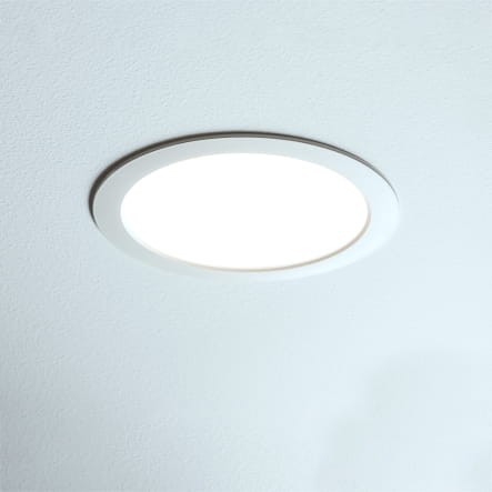 Sufitowa oprawa downlight LED okrągła MYKONOS LED 18W WH 10543 Nowodvorski Lighting 4000K wpuszczane do zabudowy sufitu podwieszanego lampa oprawa punktowa podtynkowa barwa dzienna neutralna biała białe biały Inspiracje Premium