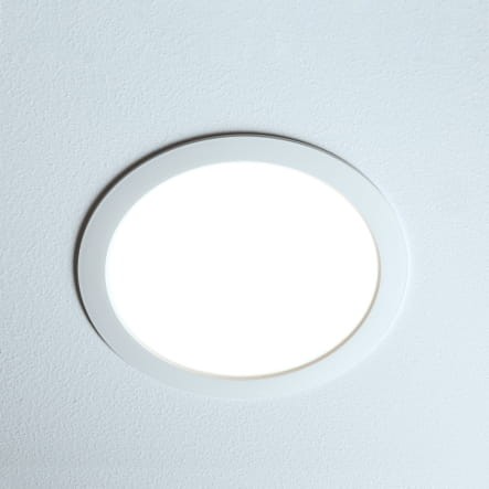 Sufitowa oprawa downlight LED okrągła MYKONOS LED 15W WH 10541 Nowodvorski Lighting 4000K wpuszczane do zabudowy sufitu podwieszanego lampa oprawa punktowa podtynkowa barwa dzienna neutralna biała białe biały Inspiracje Premium