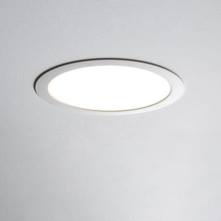 Sufitowa oprawa downlight LED okrągła MYKONOS LED 15W WH 10541 Nowodvorski Lighting 4000K wpuszczane do zabudowy sufitu podwieszanego lampa oprawa punktowa podtynkowa barwa dzienna neutralna biała białe biały Inspiracje Premium