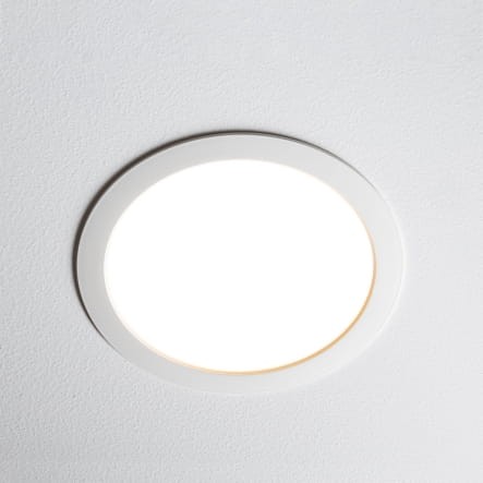 Sufitowa oprawa downlight LED okrągła MYKONOS LED 15W WH 10540 Nowodvorski Lighting 3000K wpuszczane do zabudowy sufitu podwieszanego lampa oprawa punktowa podtynkowa barwa ciepła ciepłobiała biała białe biały Inspiracje Premium