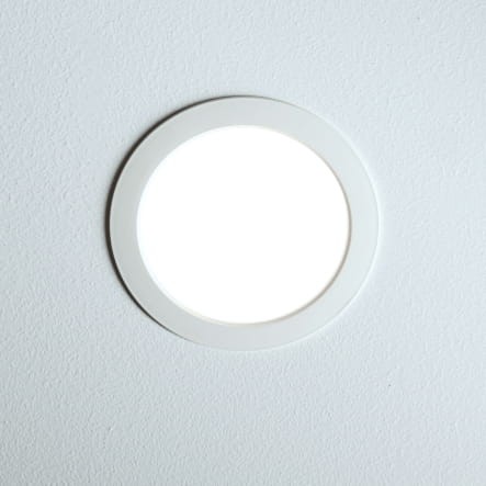 Sufitowa oprawa downlight LED okrągła MYKONOS LED 10W WH 10538 Nowodvorski Lighting 4000K wpuszczane do zabudowy sufitu podwieszanego lampa oprawa punktowa podtynkowa barwa dzienna neutralna biała białe biały Inspiracje Premium