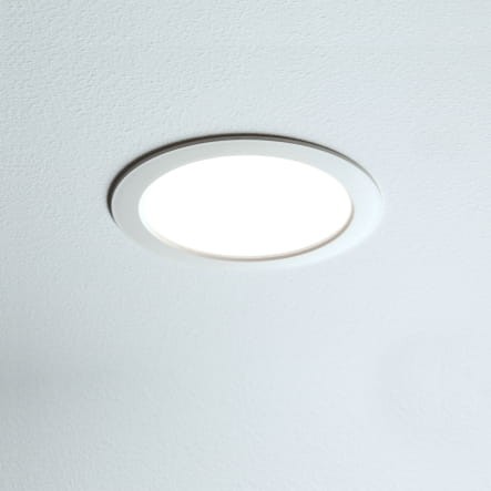 Sufitowa oprawa downlight LED okrągła MYKONOS LED 10W WH 10538 Nowodvorski Lighting 4000K wpuszczane do zabudowy sufitu podwieszanego lampa oprawa punktowa podtynkowa barwa dzienna neutralna biała białe biały Inspiracje Premium