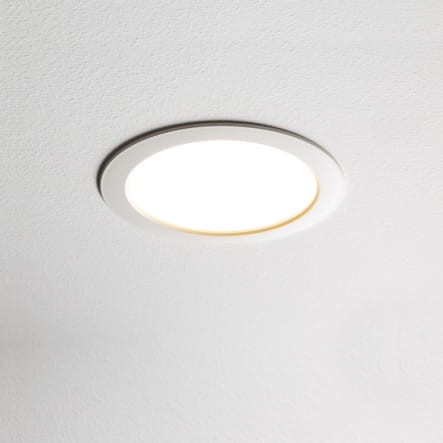 Sufitowa oprawa downlight LED okrągła MYKONOS LED 10W WH 10537 Nowodvorski Lighting 3000K wpuszczane do zabudowy sufitu podwieszanego lampa oprawa punktowa podtynkowa barwa ciepła ciepłobiała biała białe biały Inspiracje Premium