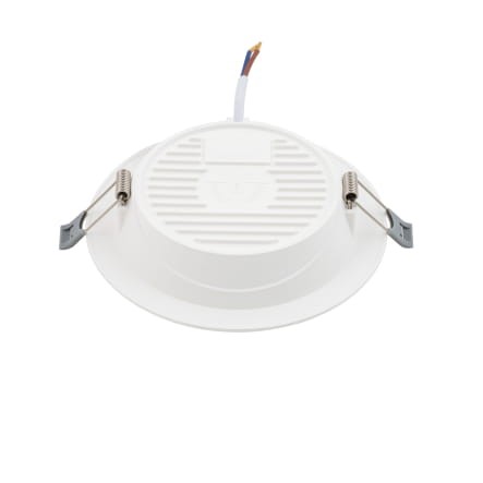 Sufitowa oprawa downlight LED okrągła MYKONOS LED 10W WH 10537 Nowodvorski Lighting 3000K wpuszczane do zabudowy sufitu podwieszanego lampa oprawa punktowa podtynkowa barwa ciepła ciepłobiała biała białe biały Inspiracje Premium