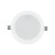 Sufitowa oprawa downlight LED okrągła MYKONOS LED 10W WH 10537 Nowodvorski Lighting 3000K wpuszczane do zabudowy sufitu podwieszanego lampa oprawa punktowa podtynkowa barwa ciepła ciepłobiała biała białe biały Inspiracje Premium