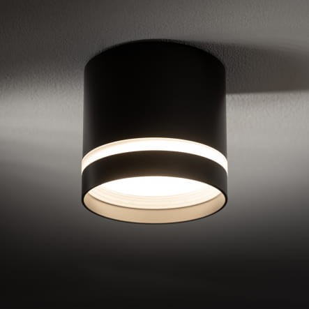 Lampa sufitowa downlight natynkowa CRES BLACK CG 10480 NOWODVORSKI Lighting GX53 8,5cm Spot oświetleniowa nowoczesna sufitowa metal czarna czarny Inspiracje Premium