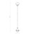 Lampa zewnętrzna Latarnia stojąca AMELIA BL FL 200 10498 NOWODVORSKI Lighting 2m stylizowana oprawa oświetleniowa ogrodowa parkingowa parkowa masztowa czarna pojedyncza Inspiracje Premium