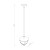 Lampa ogrodowa sufitowa Zewnętrzna wisząca AMELIA BL CG 10496 NOWODVORSKI Lighting E27 IP44 aluminium metalowa na budynek oświetlenie zewnętrzne czarna czarny Inspiracje Premium