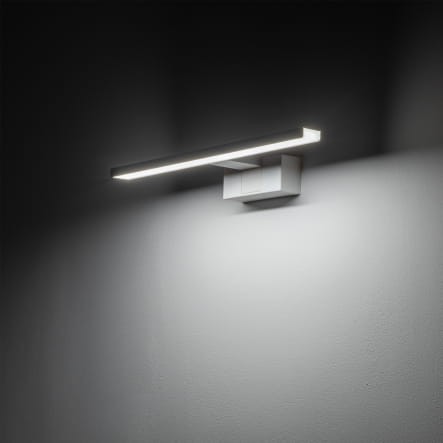 Lampa ścienna łazienkowa nad lustro CEZANNE LED WHITE S 10683 NOWODVORSKI Lighting 8W IP44 4000K nowoczesna oprawa oświetleniowa biała biały kinkiet łazienkowy obrazowy do łazienki Inspiracje Premium