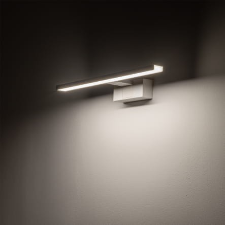 Lampa ścienna łazienkowa nad lustro CEZANNE LED WHITE S 10672 NOWODVORSKI Lighting 8W IP44 3000K nowoczesna oprawa oświetleniowa biała biały kinkiet łazienkowy obrazowy do łazienki Inspiracje Premium