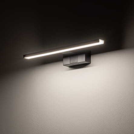 Lampa ścienna łazienkowa nad lustro CEZANNE LED BLACK S 10668 NOWODVORSKI Lighting 8W IP44 3000K nowoczesna oprawa oświetleniowa czarna czarny kinkiet łazienkowy obrazowy do łazienki Inspiracje Premium
