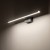 Lampa ścienna łazienkowa nad lustro CEZANNE LED BLACK M 10670 NOWODVORSKI Lighting 12W IP44 3000K nowoczesna oprawa oświetleniowa czarna czarny kinkiet łazienkowy obrazowy do łazienki Inspiracje Premium