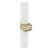 Lampa ścienna Kinkiet Łazienkowy NATALIE II BRASS 10727 NOWODVORSKI Lighting IP44 do łazienki G9 x2 nowoczesna oprawa oświetleniowa obok lustra nad lustro w łazience podwójny dwustronny mosiądz Inspiracje Premium